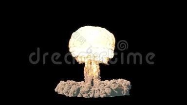 阿尔法4k型核爆炸蘑菇云